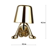 Nachtlicht mit eingebautem Akku | HJA23-C-GOLD| Moderne Tischlampe mit Touch-Bedienung