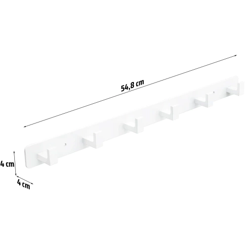 Handtuchhalter für Bad oder Küche | Loft-Design | weiß | DSG-H06