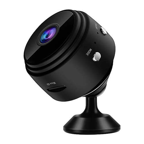 Kabellose Mini-WLAN-Kamera 1080p | Bewegungserkennung, Nachtsicht, eingebauter Akku, Magnet | A9
