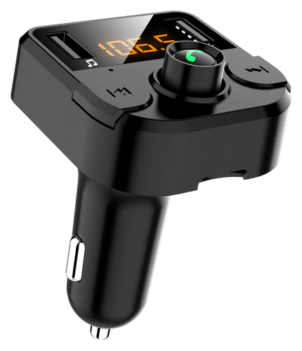 Multifunktionaler FM-Transmitter für das Auto | 3-in-1 | BC36B-Schwarz