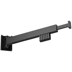 Klappbarer Kleiderständer | Faltbarer Wäscheständer | Wandstange mit Haken | LYJ-S30-SCHWARZ