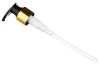 Seifen-Gelspender 500ml | Edle braune Pumpflasche | XH35-BRAUN