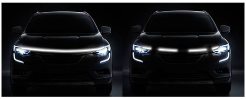 LED-Beleuchtung für das Auto | Beleuchtung von Motorhaube, Türen, Schwellern | Länge 180 cm | LED-Optik-Tuning
