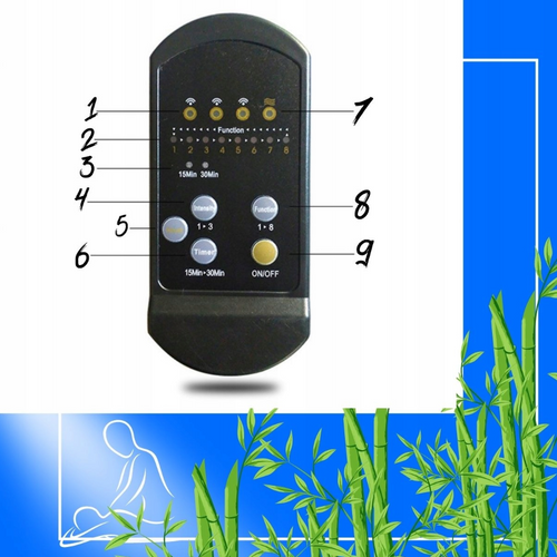 Massageauflage | universell, Heizfunktion, für Auto geeignet | schwarz | DZC-011-BLACK