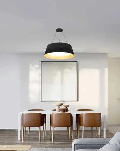 Moderne LED-Hängelampe | Kronleuchter mit 1 Lichtpunkt | CDL-461-SCHWARZ