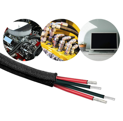 Nylon-Kabelschlauch und Kabel-Organizer, Abdeckung | 3 Meter | ⌀32mm | SCS-032MM-3M