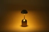 LED-Tischleuchte kabellos mit integriertem Akku 2.000 mAh | moderne Nachttischleuchte mit Helligkeits- und Farbtemperaturregelung | gold | YG-D019