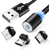 3-in-1 1M | Magnetisches USB-Ladekabel für Telefon | Quick Charge 3.0 2.4A | AM23
