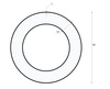 Deckenpendelleuchte LED 36W | rund | Aluminium | flimmerfrei | Φ60x6 | LPL-004