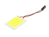 24-Chip-4x6-COB-LED-Panel + W5W-, C5W-, T4W-Adapter