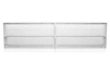 LED-Deckenpanel | Aufputz-Plafond 120x30cm | 60W, 6000lm | Weiss