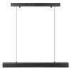 Moderne rechteckige Pendelleuchte | Fernbedienung | LED | schwarz | SX41-60CM-24W-BK