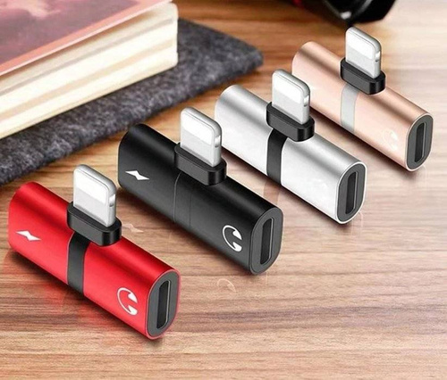 Lightning-Adapter - 2x Lightning | Audio-Adapter für das iPhone | UA-008