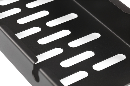 Kabel-Organizer zur Schreibtisch-Montage 50 cm | Korb, Führung, Halterung | schwarz | CWT-O1