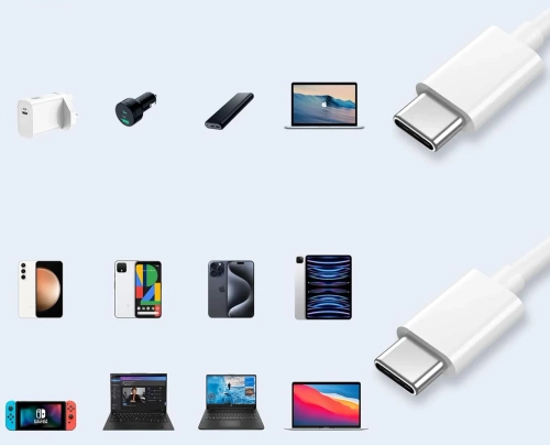 USB-C Kabel | beidseitig | 60W | 2 m | PD-C60W