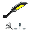 Garten Solar-LED-Lampe mit Bewegungs- und Dämmerungssensor IP65 | 120 LED-COB-Lampen | IR-Fernbedienung | LD-120COB-1S