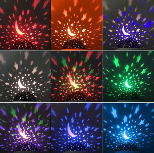 Drehscheibensternprojektor STAR LED + Nachtlicht | NL-01