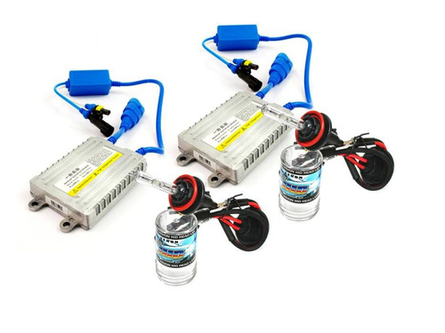 H9 H11 HID Lampen Scheinwerfer Nachrüstsatz Set | Xenon-Brenner kit und Xenon-Licht Ballasts | HID Vorschaltgerät SLIM AC 55W