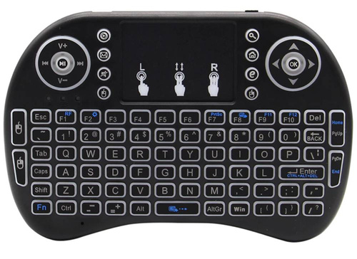 Wireless-Tastatur mit Touchpad-Beleuchtung | i8