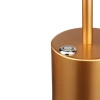 34 cm Tischlampe mit eingebautem Akku | Nachtlicht mit drei Leuchtfarben | Stimmungsvolle Lampe für Hotel, Restaurant | HJA28-ROSEGOLD-2