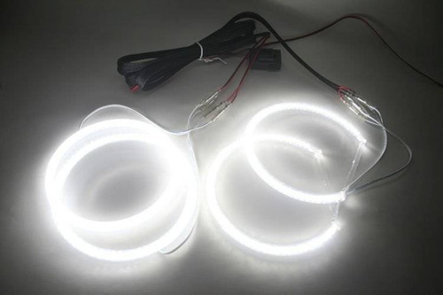 SMD LED Ring Set für das Facelift BMW E46 Limousine mit Lichtscheibe