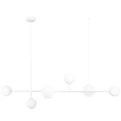 LED-Pendelleuchte | 6-flammig | weiß | CDL-G610S-WHITE