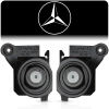LED-Logo-Projektor für Seitenspiegel montiert | Hologramm Mercedes GLS, GLE, G | Willkommenslogo | ML-BM3