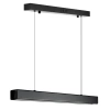 Moderne rechteckige Pendelleuchte | Fernbedienung | LED | schwarz | SX41-60CM-24W-BK