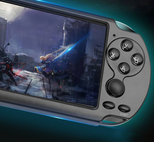 Tragbare Spielkonsole | 5,1 Zoll, 8 GB, über 4.000 moderne und Retro-Spiele | X9-S