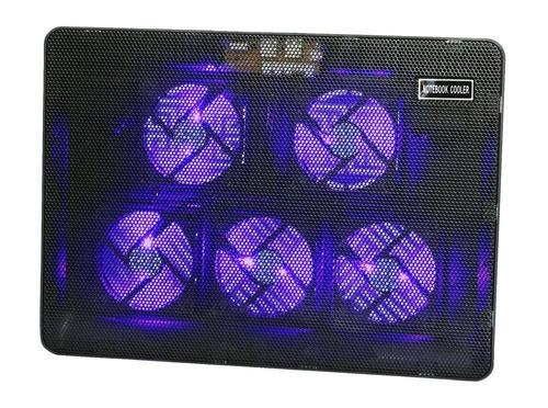 Laptop-Kühlpad 12-17" | 5 Lüfter | USB HUB | LED | V5