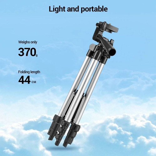 Stativ 1/4" 103cm | Handyhalterung | Hülle | Z14-Schwarz