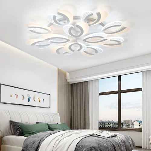 Mehrfachfunktionale moderne Pendelleuchte | LED | Weiß | RLD-C108W-W
