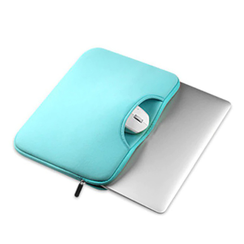Neopren-Laptoptasche 15,6" | Griffe, zwei Seitentaschen | blau | BR04
