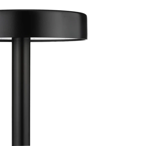 34 cm Tischlampe mit integriertem Akku | Nachtlicht mit drei Leuchtfarben | Stimmungsvolle Lampe für Hotel, Restaurant | HJA28-BLACK-2