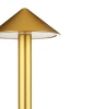 Tischlampe mit eingebautem Akku | Nachtlicht mit drei Leuchtfarben | Stimmungsvolle Lampe für Hotel, Restaurant | HJA32-GOLD
