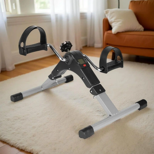 Mini-Heimtrainer mit einstellbarem Widerstand und LCD-Zähler | Faltbares Reha-Fahrrad für Arme und Beine | Rotor | DH-301