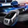 Bluetooth FM-Transmitter für Auto mit LED-Anzeige | USB-Ladegerät | Freisprecheinrichtung | X5