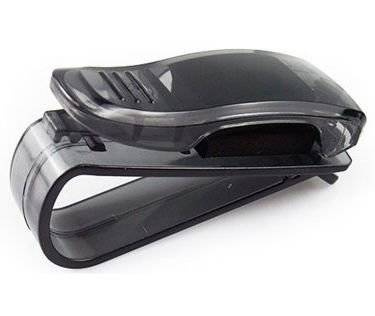 Brillenhalter für Auto Sonnenblende, Sonnenbrillen Brillen mit Kartenkarten Clip