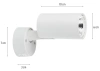 Wandleuchte, Wandleuchte, Spot, Beweglicher LED-Strahler | 10W, weiß | DL-802