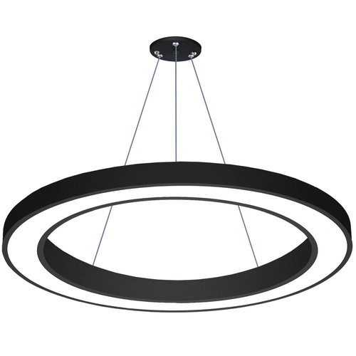 Deckenpendelleuchte LED 60W | rund | Aluminium | flimmerfrei | Φ100x6 | LPL-004