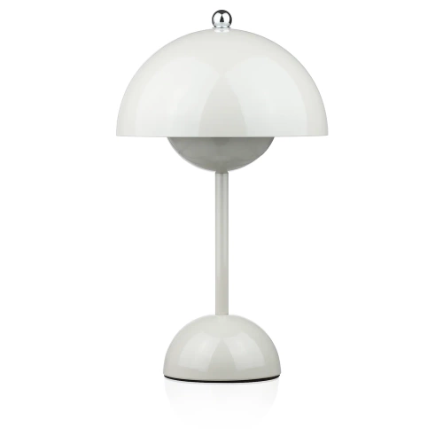 Stilvolle Tischlampe | Kabellose Nachtlichtlampe mit drei Leuchtfarben | HJA27-1-GREY