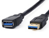 USB 3.0 Verlängerungskabel | Stecker männlich + weiblich | 1 Meter | EU3.0-1M