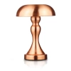 LED-Tischlampe Pilz | Kabellose Tischlampe für Hotel, Restaurant | Berührungsempfindliche Nachttischlampe | HJA24-A-COPPER