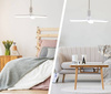 Hängende LED-Lampe - E27 Glühbirne wie ein Windrad | Z869-60W