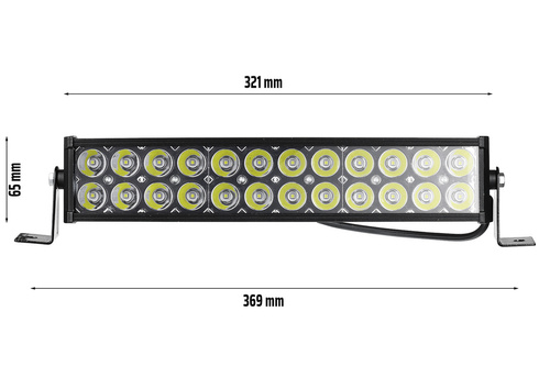 Arbeitsleuchte GROßE 72W Light Bar rechteckiger Spot | LB-72W-B-Spot