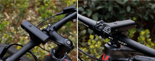 400lm USB-C LED-Fahrradscheinwerfer | Wasserdichtes Fahrradlicht mit SOS-Modus | Leistungsstarkes Licht mit eingebautem Akku | XJLQD