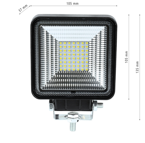 Quadratische Arbeitsleuchte 168W | LED-Panel mit 56 Dioden | IP65 | WL10168W