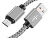 Micro USB 1M | Nylonkabel für Telefon Quick Charge 3.0 2A | C06