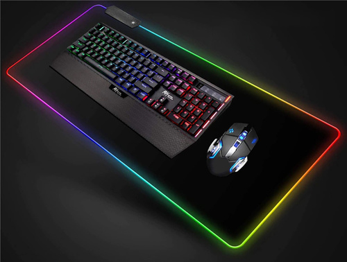 Mauspad | 80x30 cm | LED-RGB-Beleuchtung | 13 Beleuchtungsmodi | MP-001L