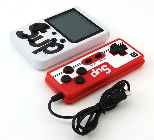 Mini tragbare Retro-Spielekonsole mit Controller | 400 Spiele 3.0 | RS400-Double